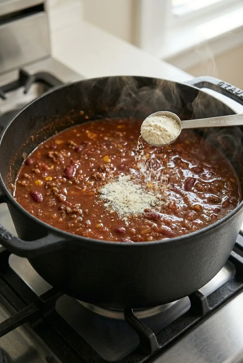Step 5 - Add the Ranch Seasoning for the Easy Taco Soup