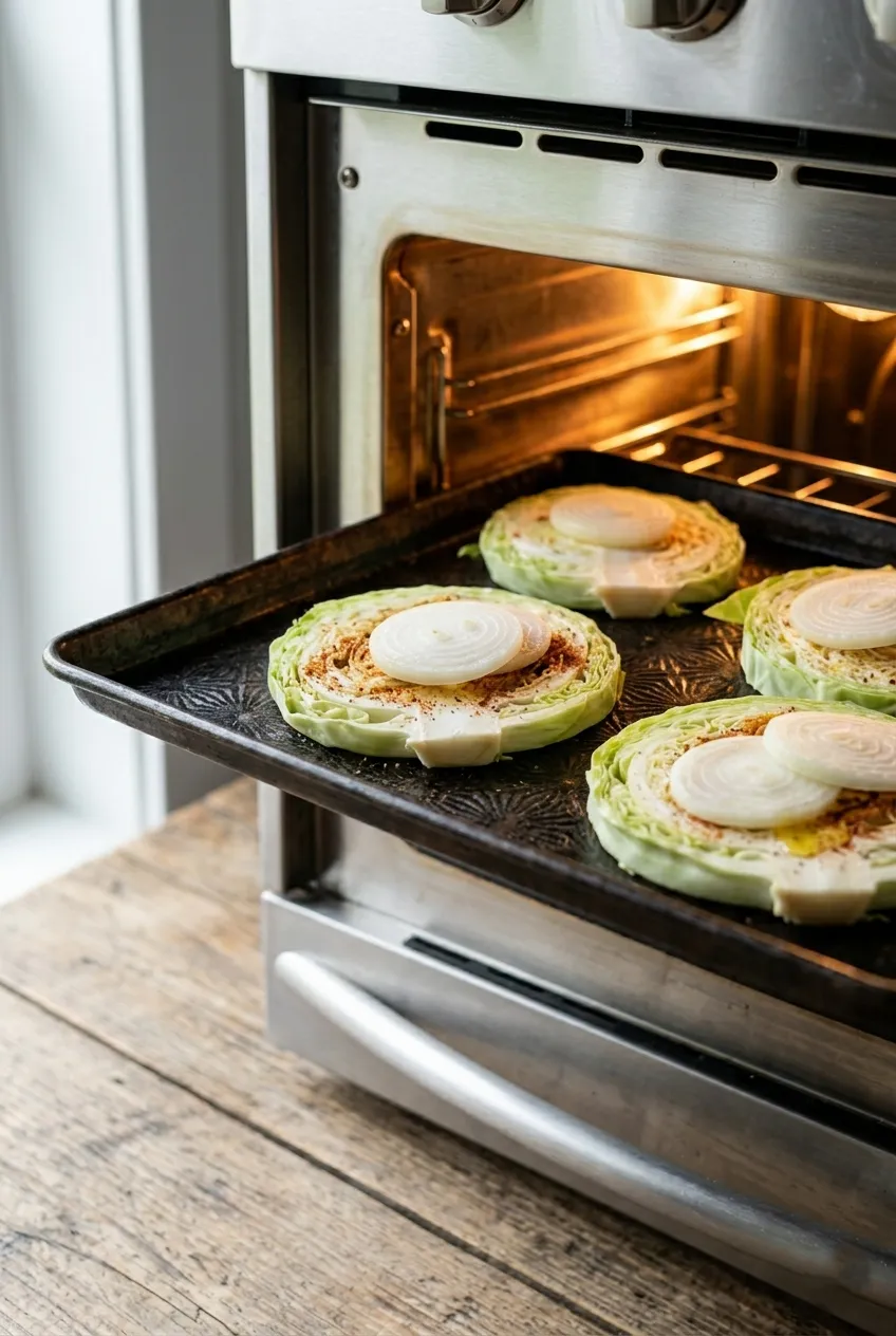 Bake the Oven Roasted Cabbage Steaks