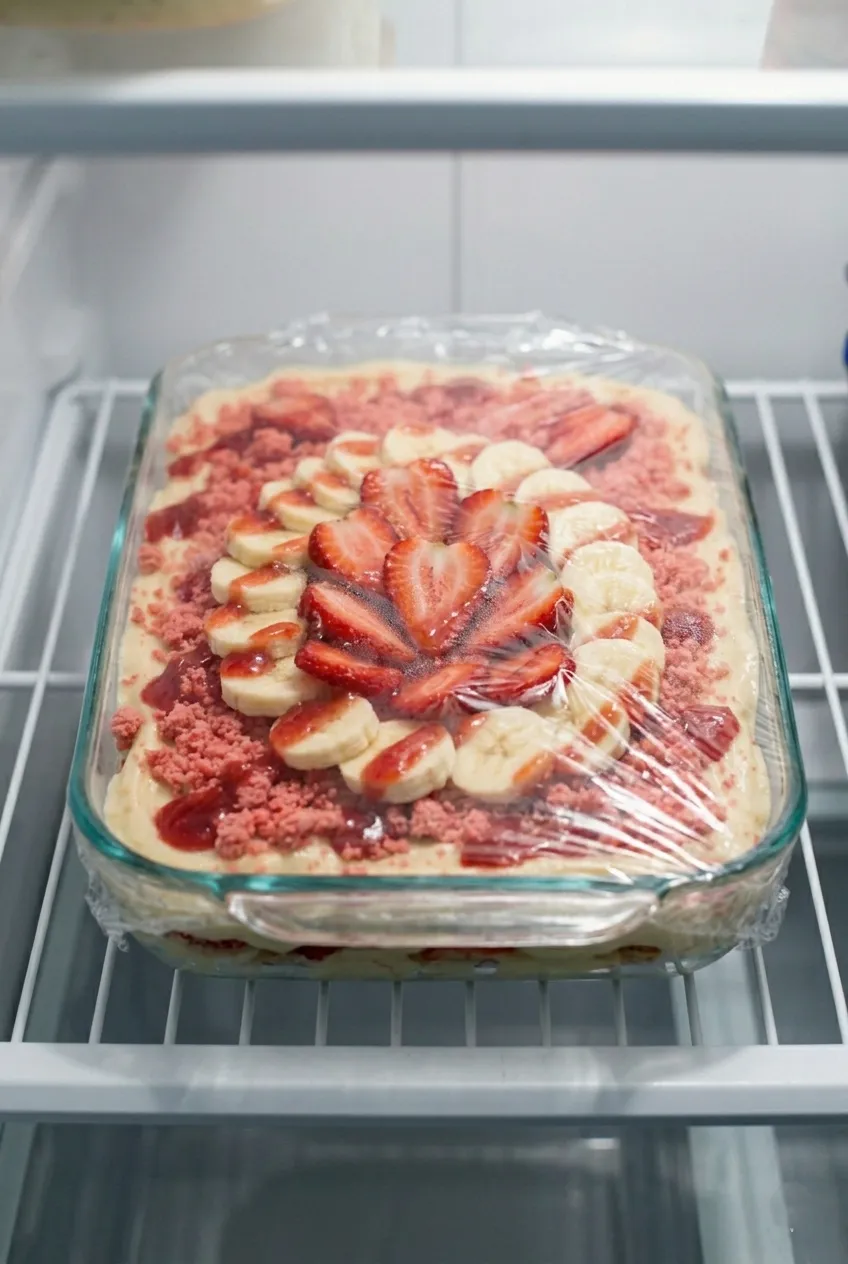 How to Store Strawberry Crunch Banana Pudding