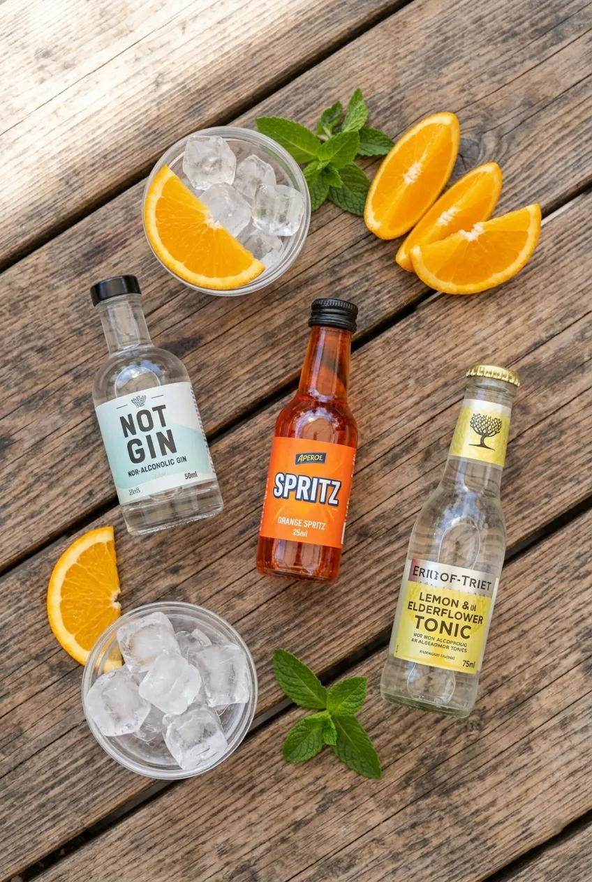 Ingredients You’ll Need for the Virgin Aperol Spritz Recipe