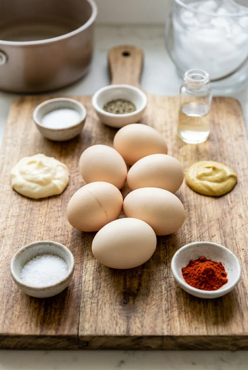 Ingredients You’ll Need for this Quick and Delicious Deviled Eggs Recipe