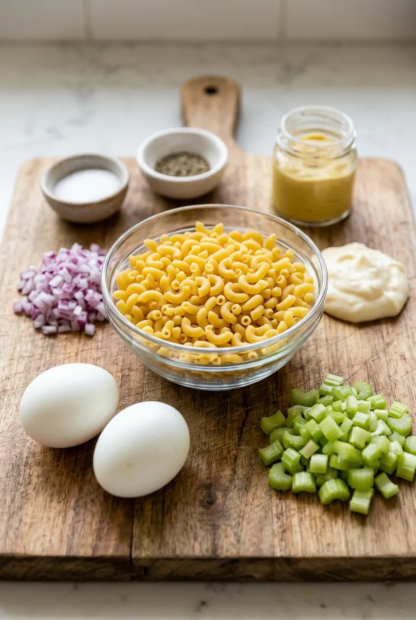 Ingredients You’ll Need for this Classic Macaroni Salad Recipe