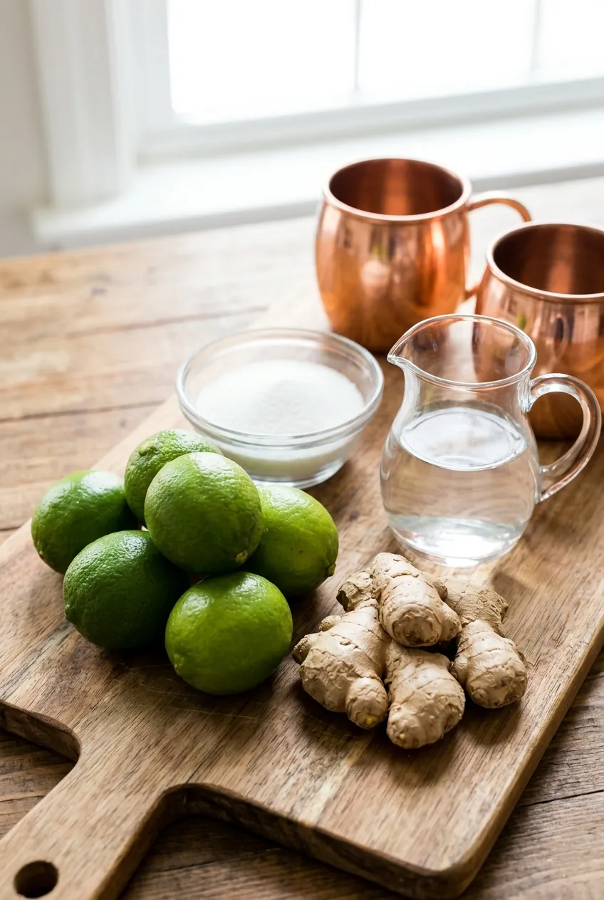 Ingredients You’ll Need for this virgin Moscow Mule Recipe