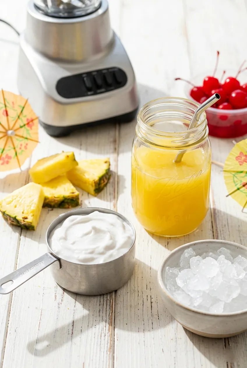 Ingredients You’ll Need for this Virgin Piña Colada Recipe