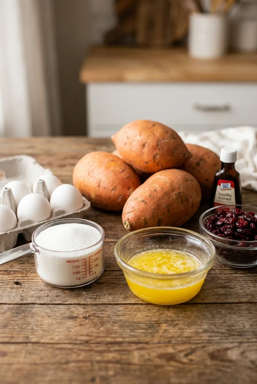 Ingredients You’ll Need for this Sweet Potato Casserole Recipe