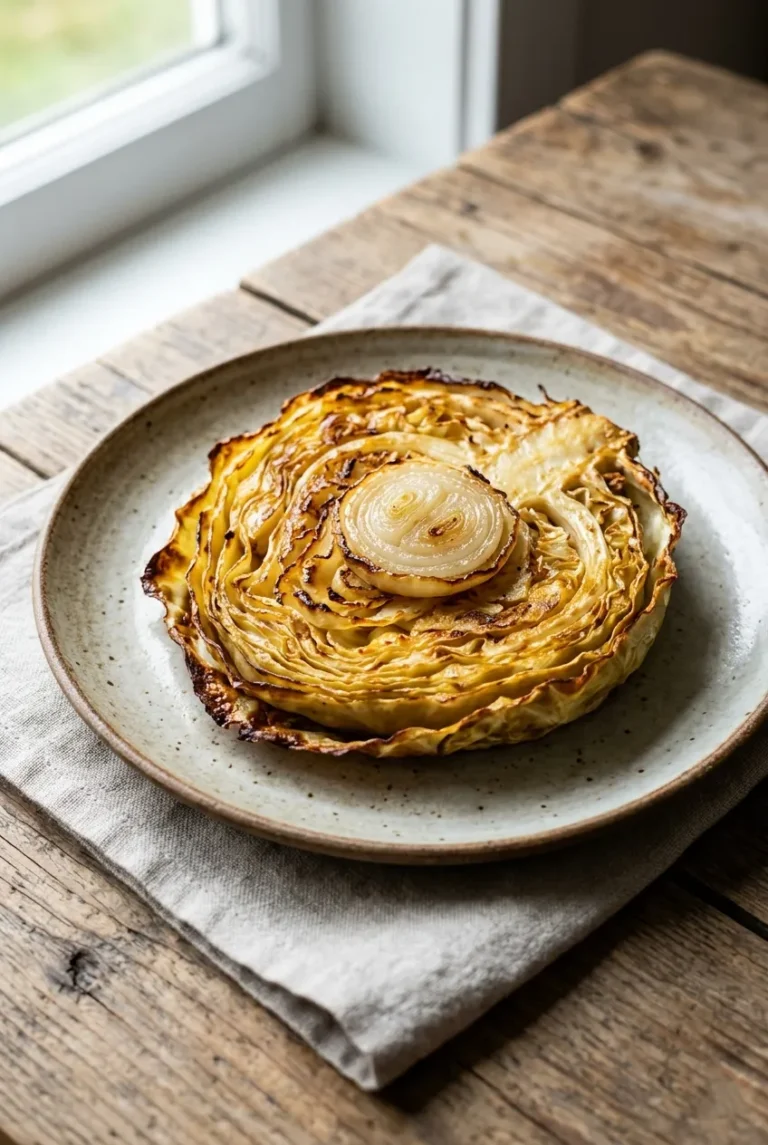 Easy & Delicious, Oven Roasted Cabbage Steaks recipe: