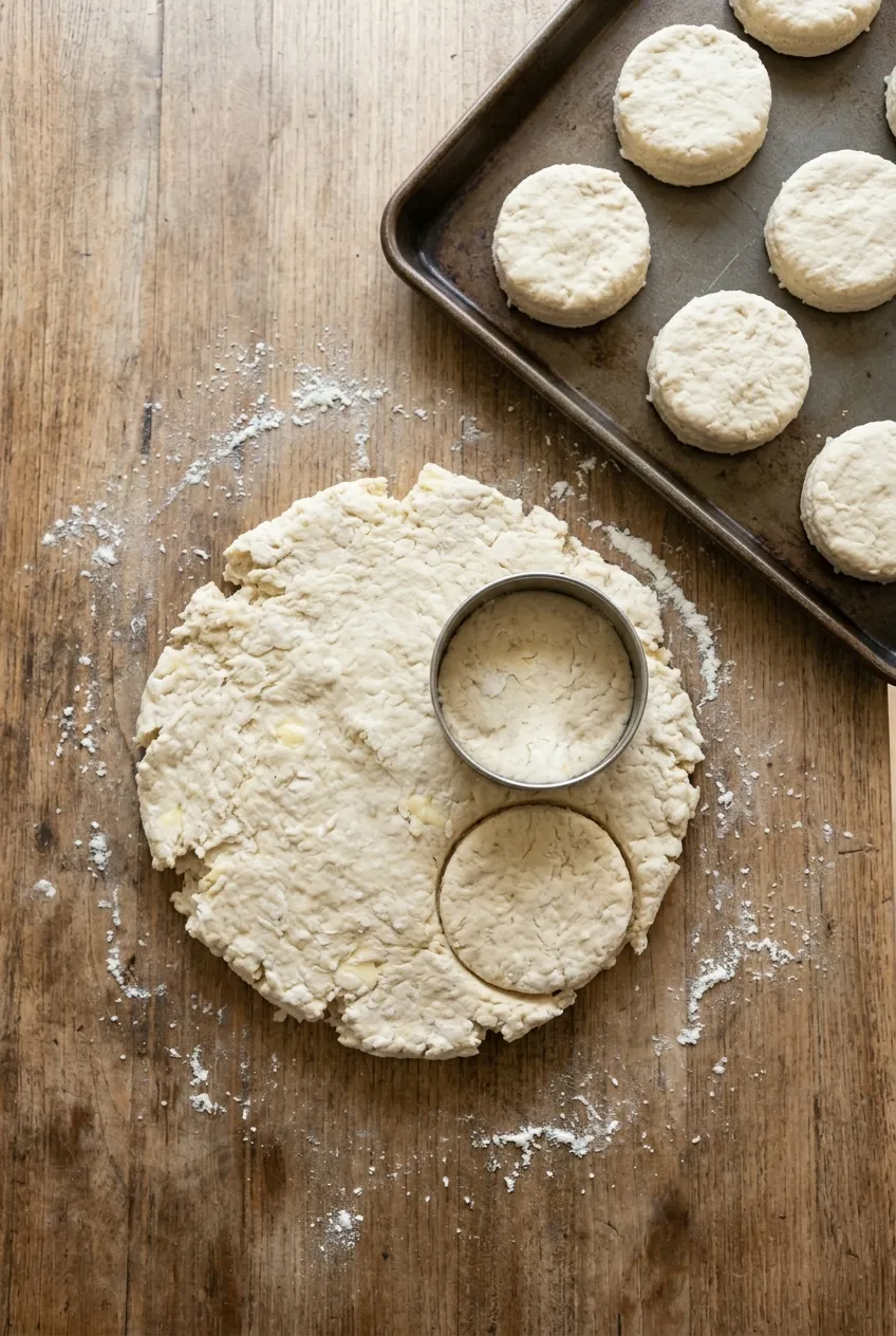 Shaping and Baking the Biscuits