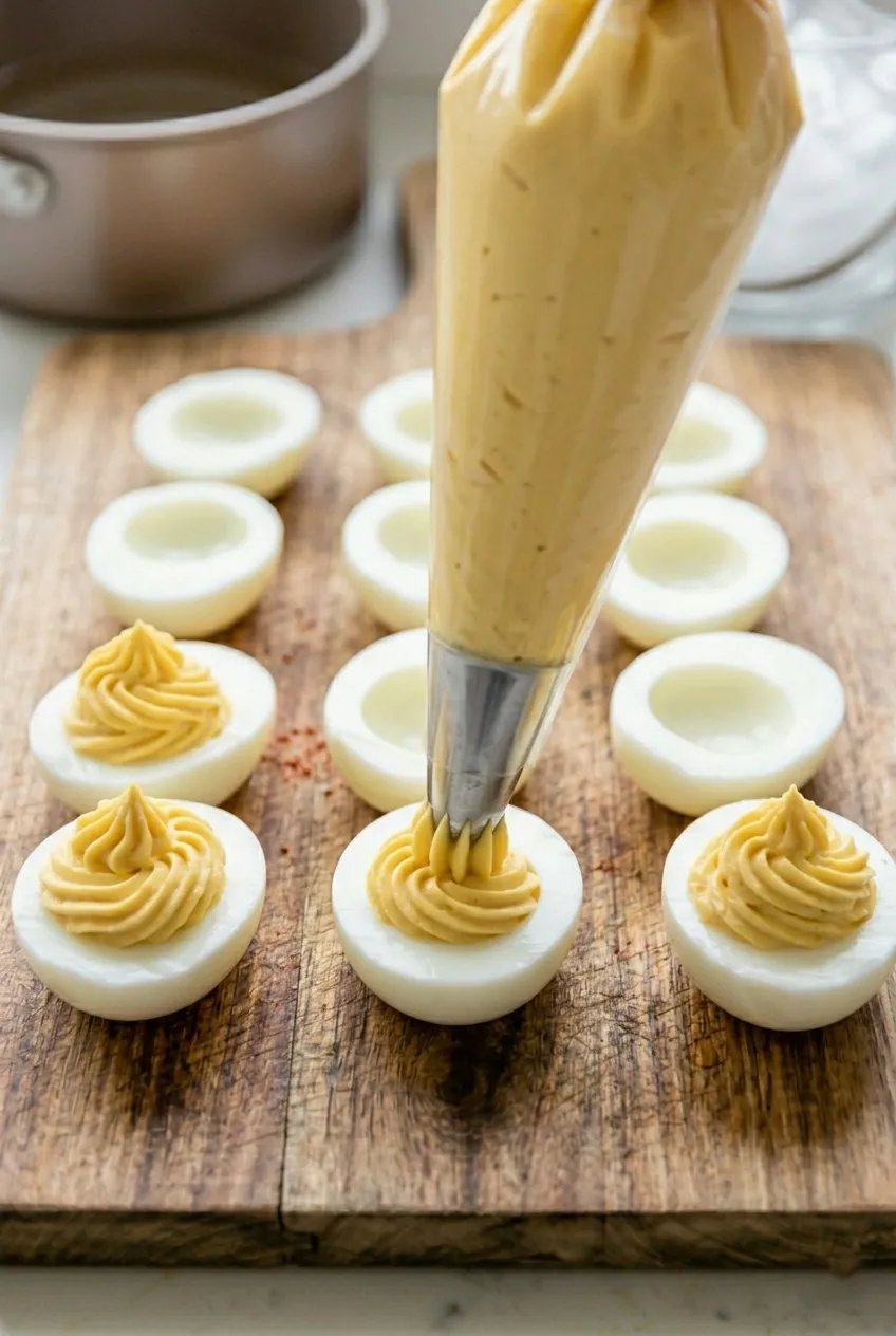 Step 8: Fill the Eggs