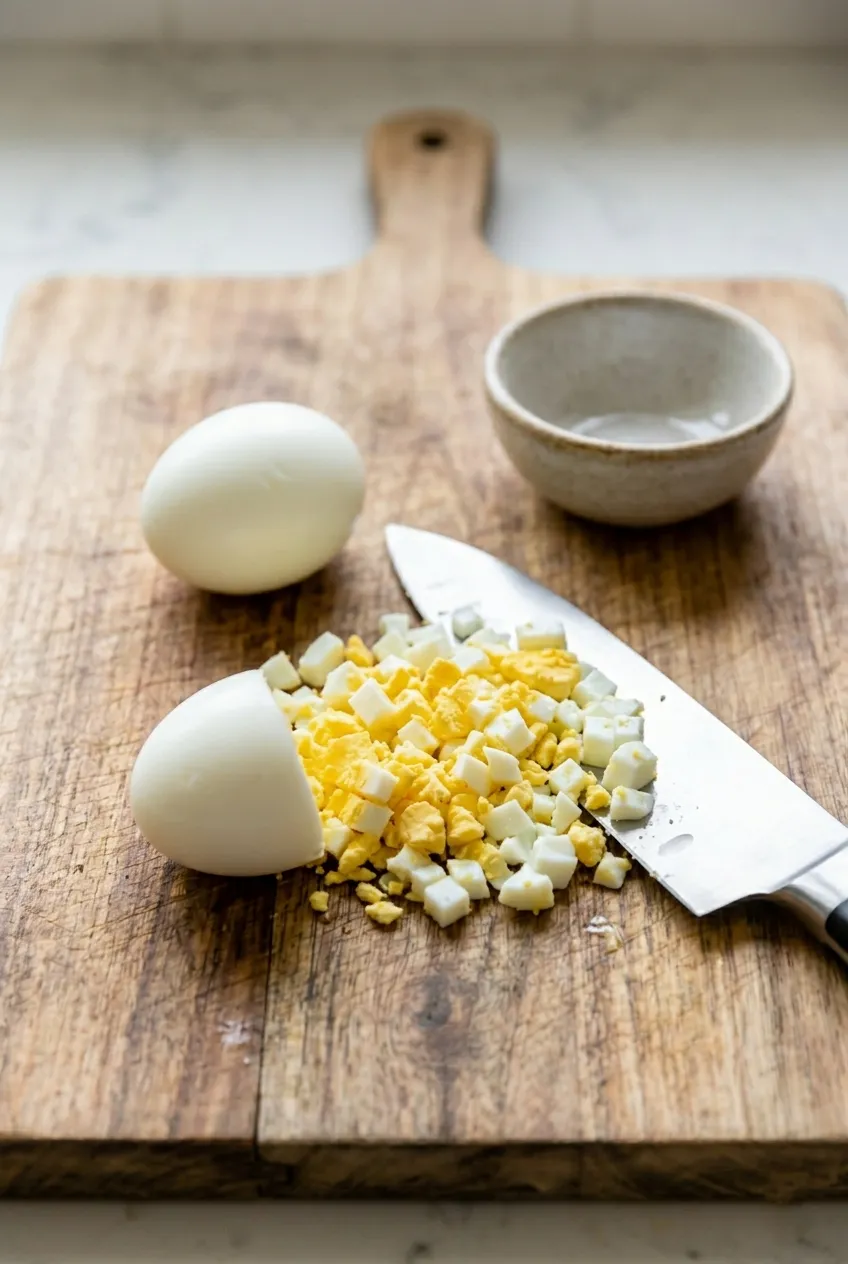 Step 2: Chop the Eggs