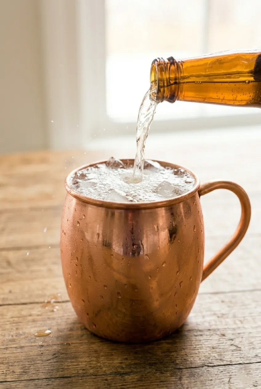 Step 2: Add the Ginger Beer