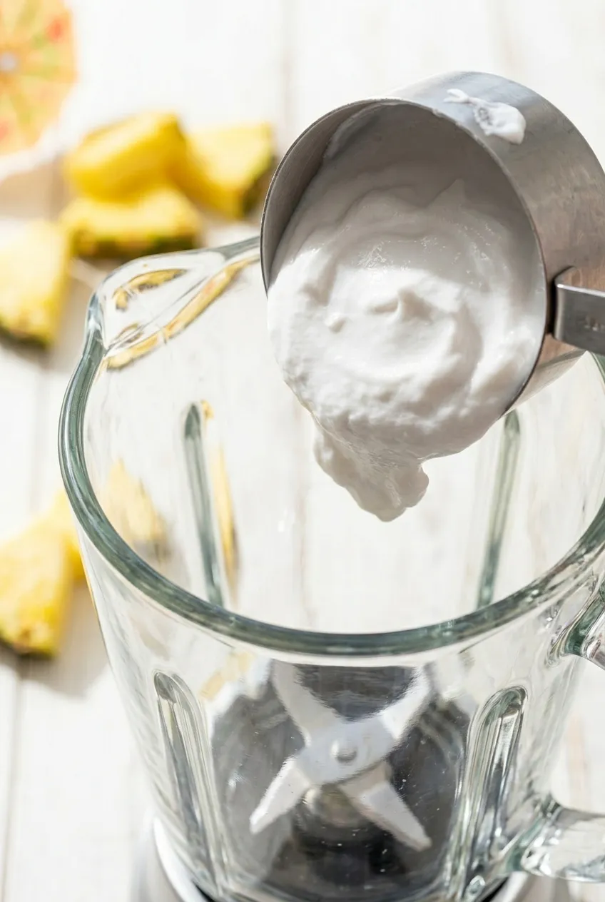 Step 1: Add Coconut Cream