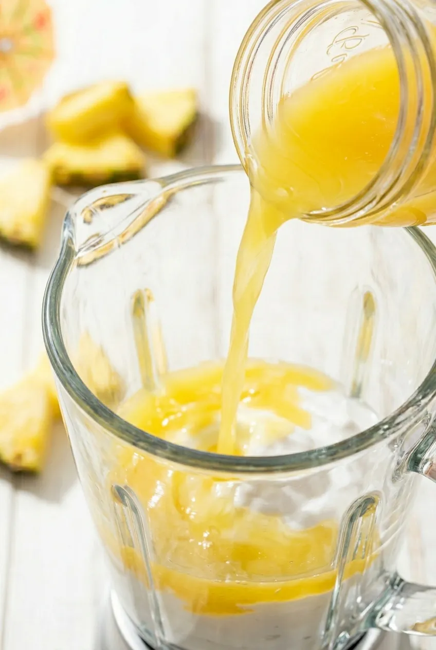 Step 2: Add Pineapple Juice