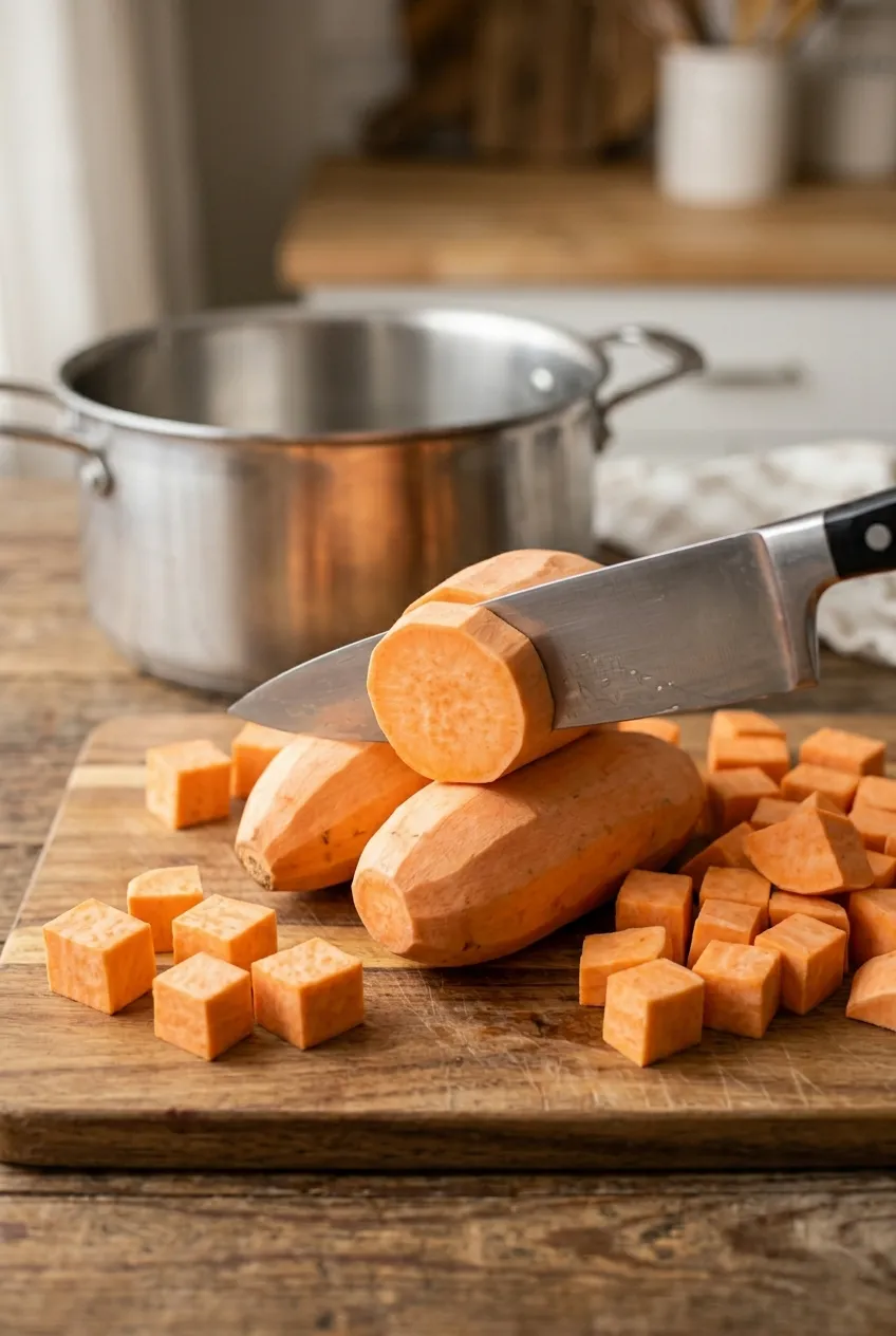 Step 1: Prep the Sweet Potatoes