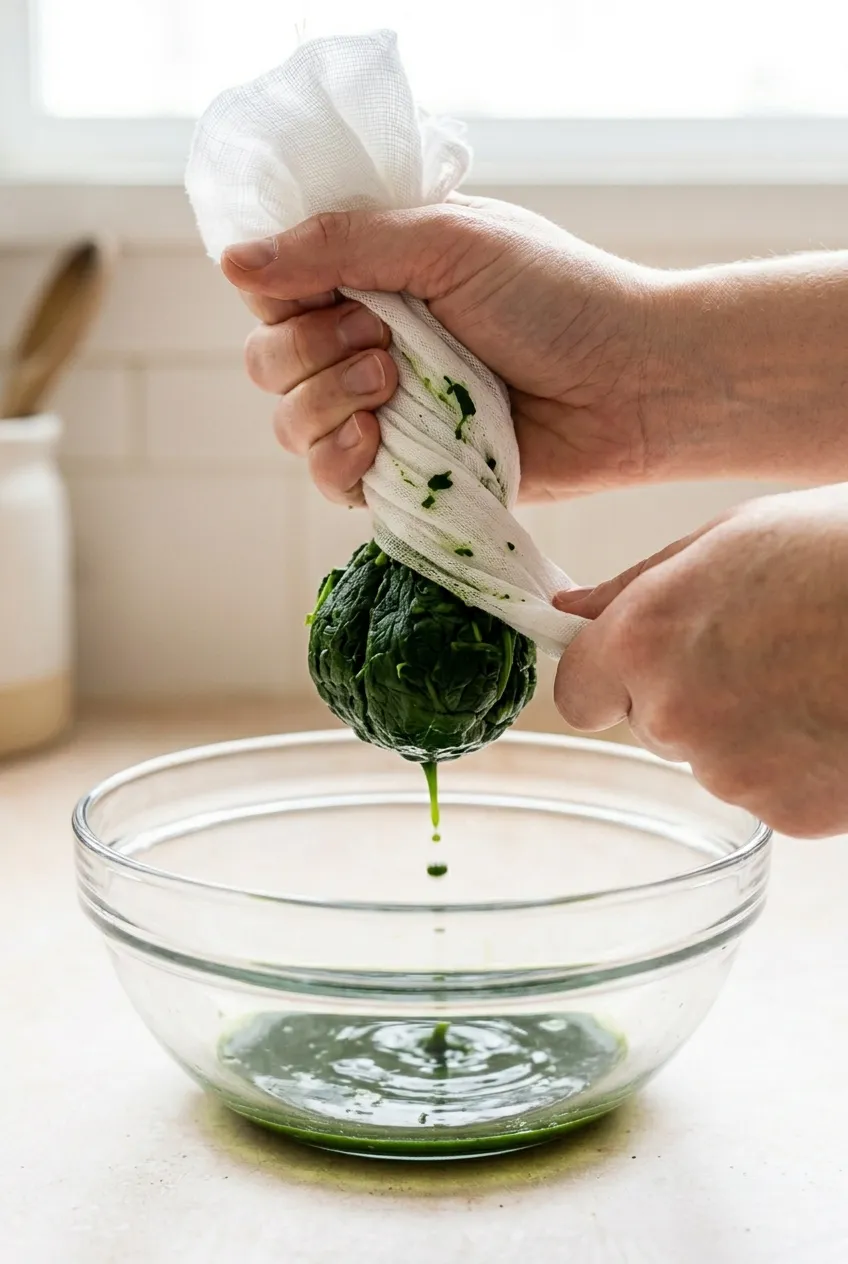 Step 3: Add the Spinach
