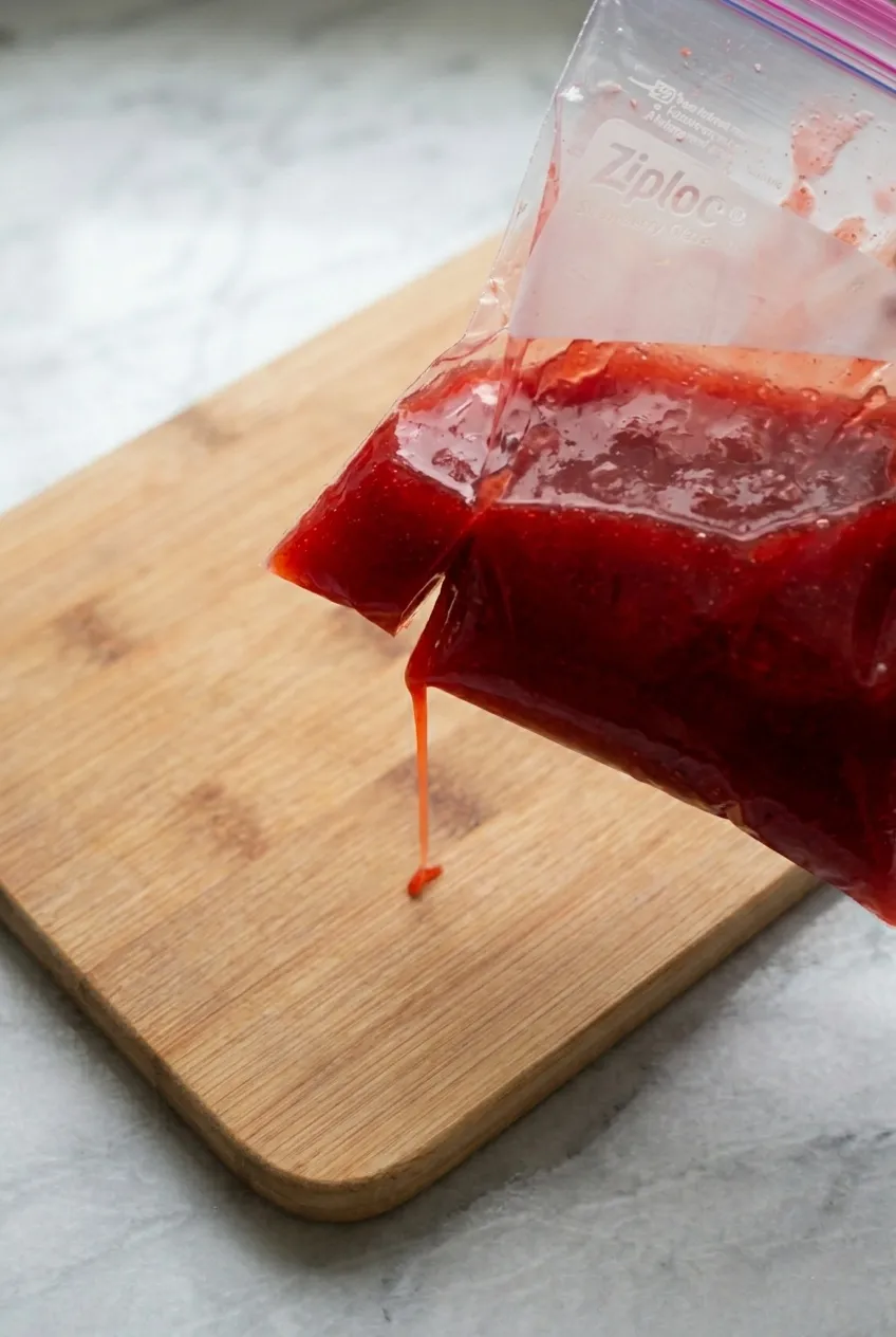 Step 6: Prepare the Strawberry Glaze