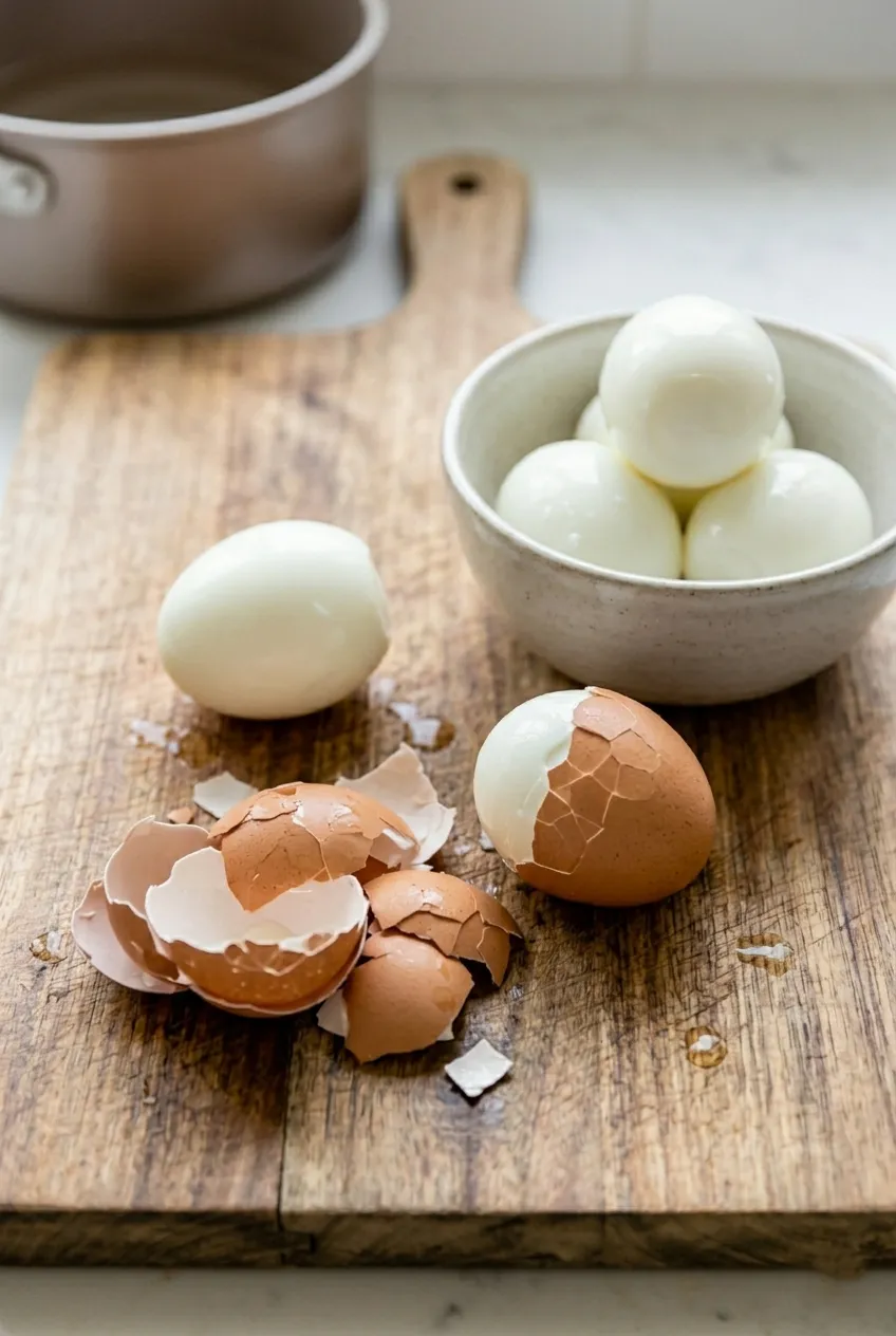 Step 3: Peel the Eggs (Think Good Thoughts)