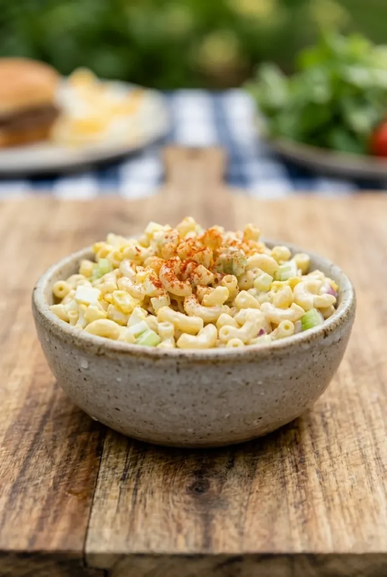 Classic Macaroni Salad Recipe (Creamy, Crunchy & Always a Favorite)