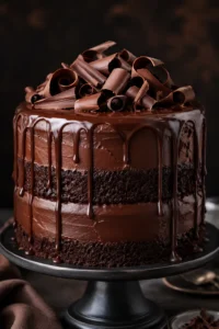 The Most Decadent Double Layer Chocolate Fudge Cake You’ll Ever Bake