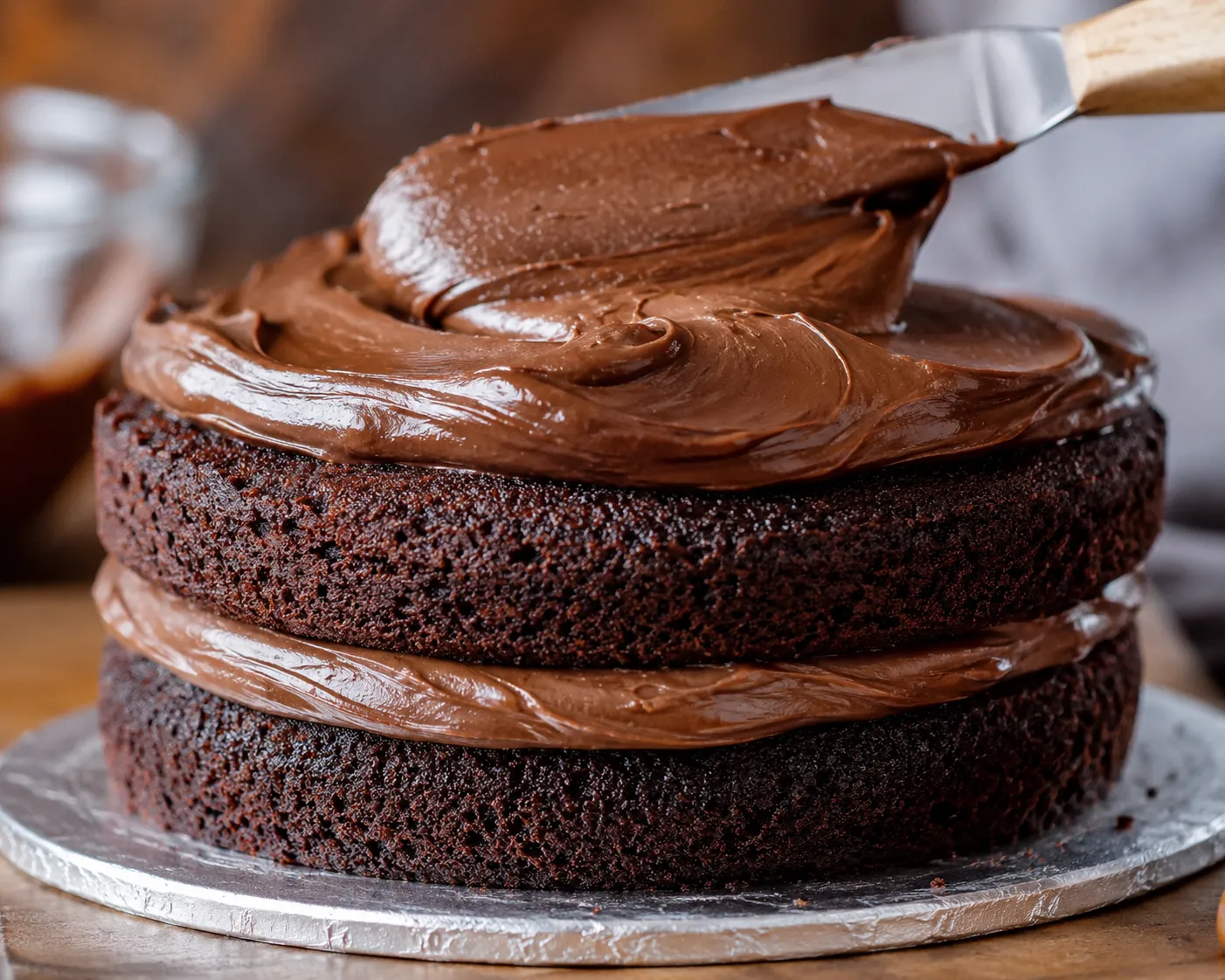 Step-by-Step Instructions for the Decadent Double Layer Chocolate Fudge Cake