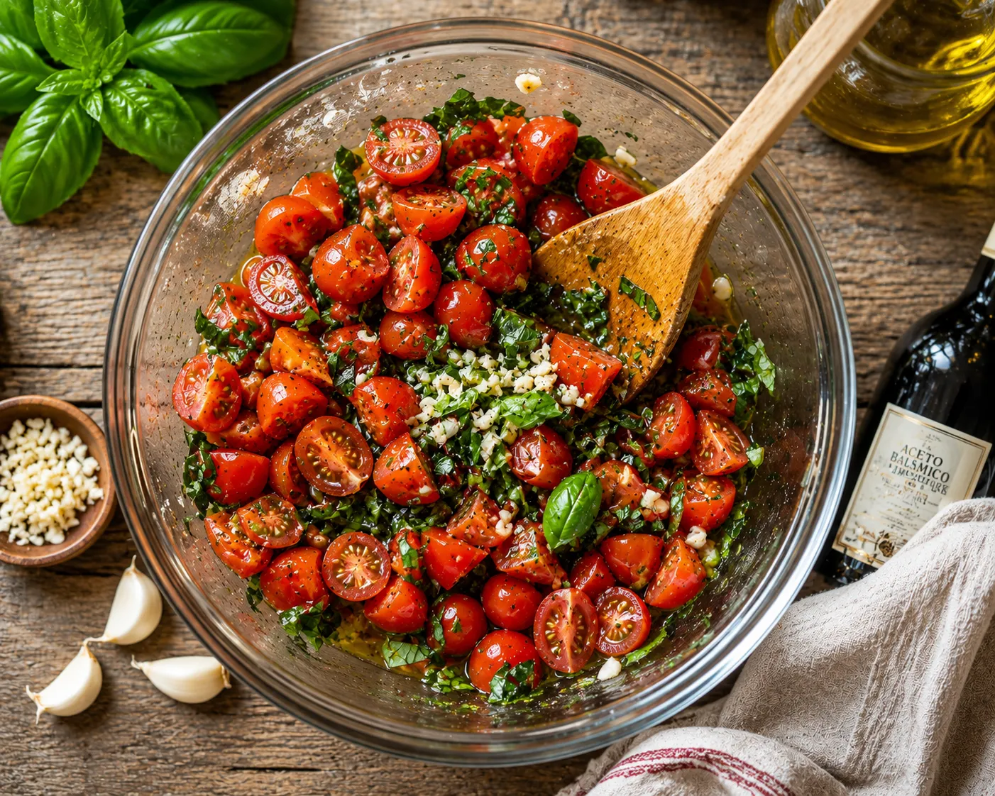 Ingredients for Bruschetta Pasta recipe