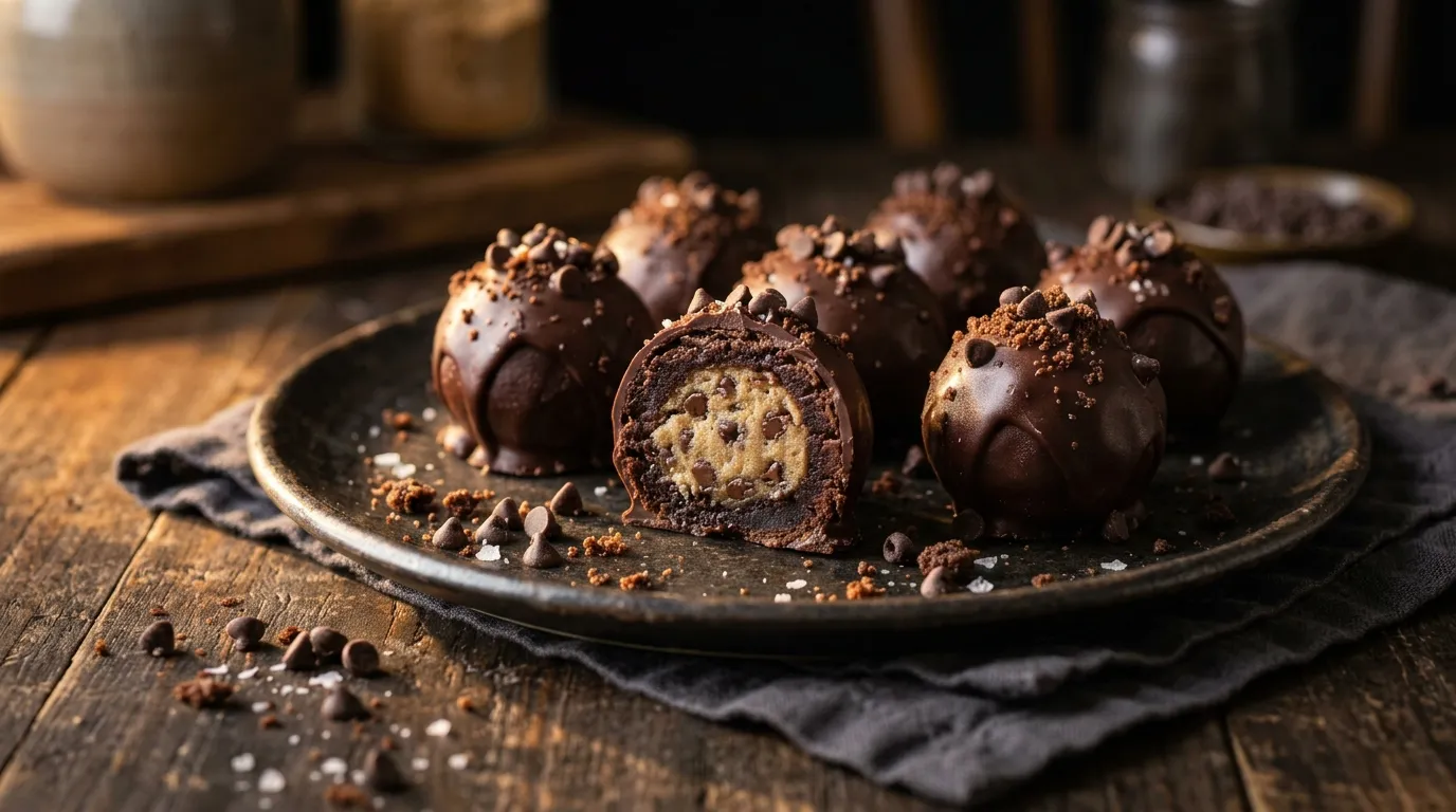 Chocolate Chip Cookie Dough Brownie Bombs ๐ช๐ซ | The Ultimate No-Bake Chocolate Dessert