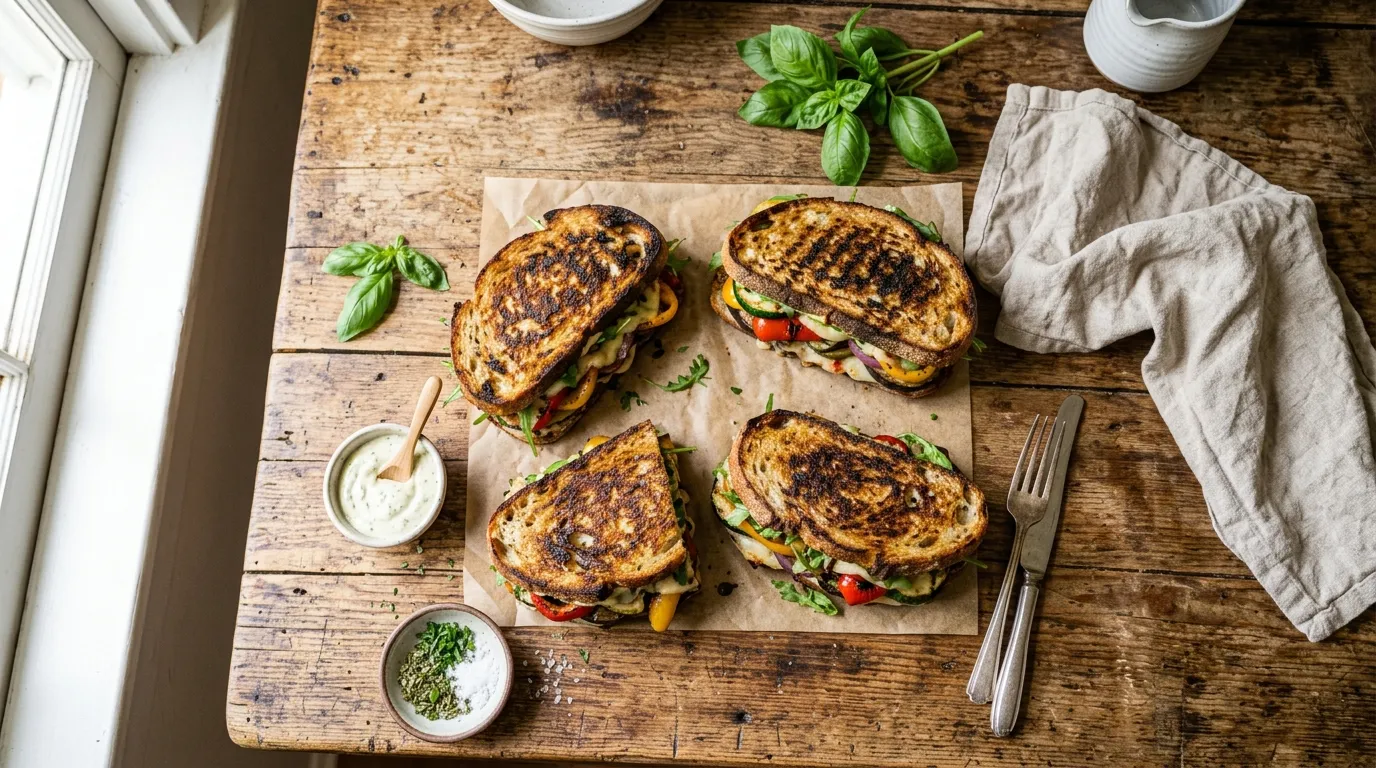 Why Everyone Loves This Sizzling Grilled Veggie Delight Sandwich