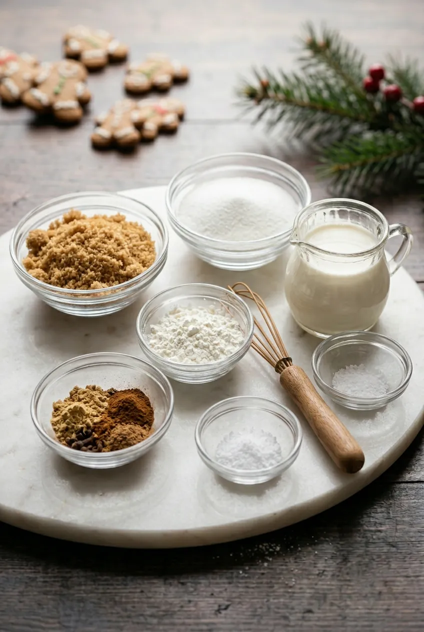 ingredients for the Gingerbread Filling