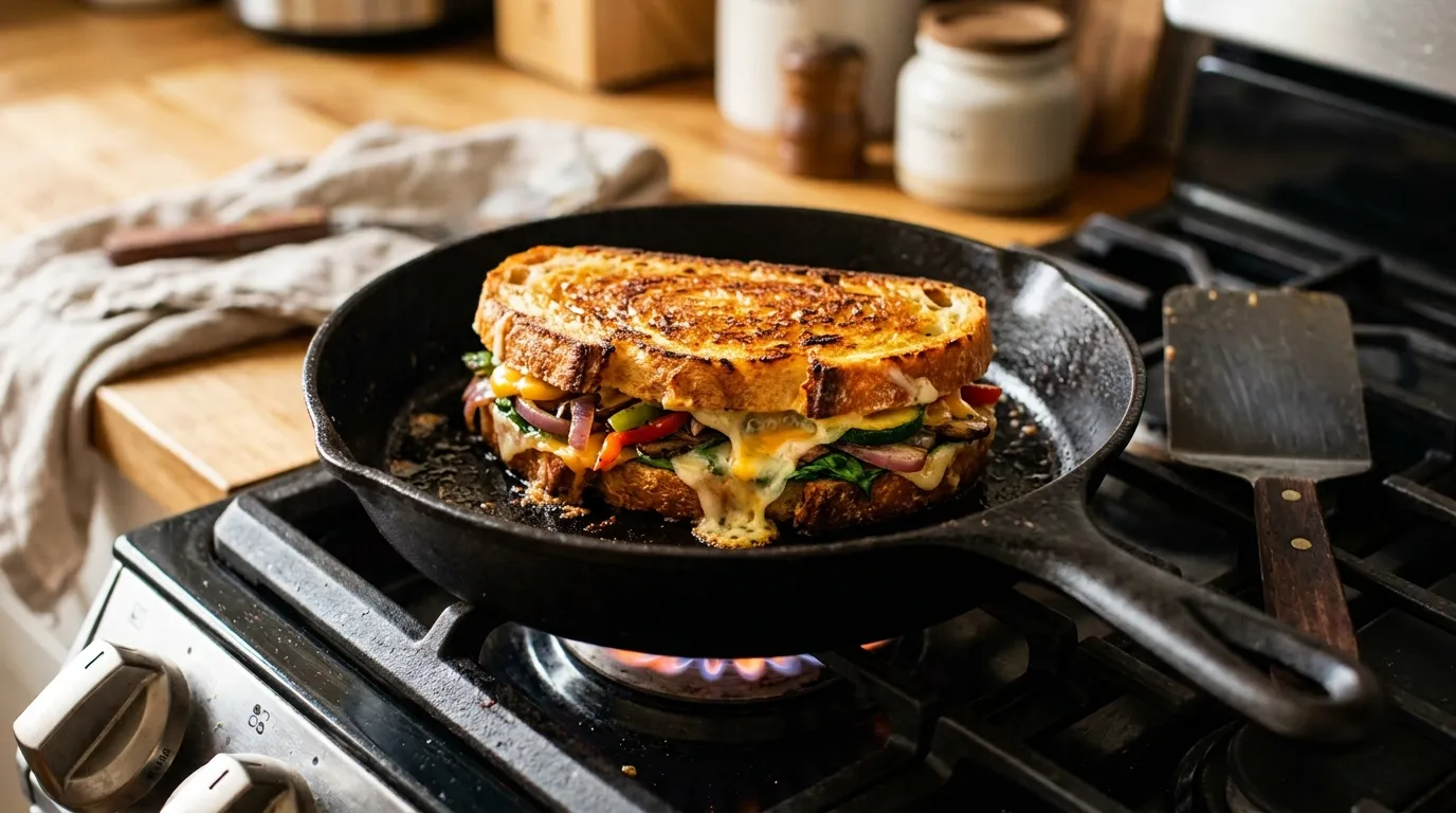 How to Make Sizzling Grilled Veggie Delight Sandwich step 5