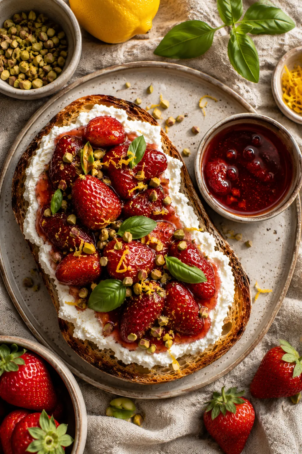 Chef Secrets for the Best Strawberry Ricotta Toast