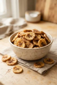 Cinnamon Sugar Air Fryer Banana Chips 🍌✨ (The Crispy, Naturally Sweet Snack Everyone Is Making!)