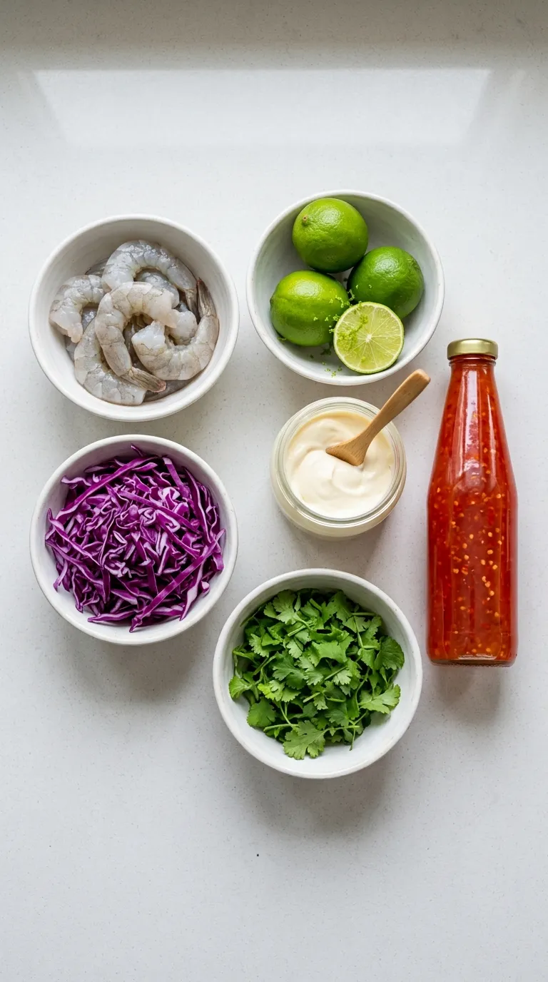 Ingredients You'll Need for the Bang Bang Shrimp Tacos