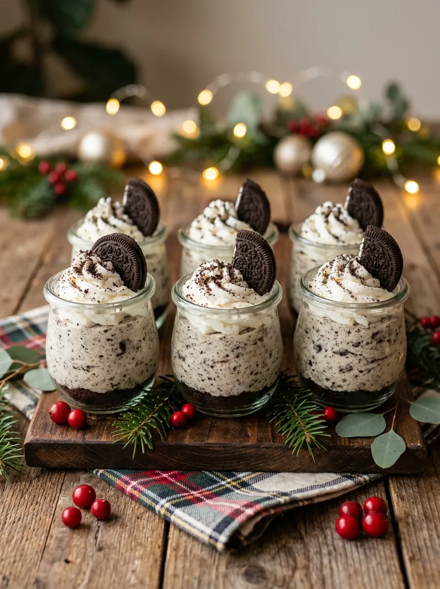 Presentation Box of the Oreo Lava Cheesecake Cups