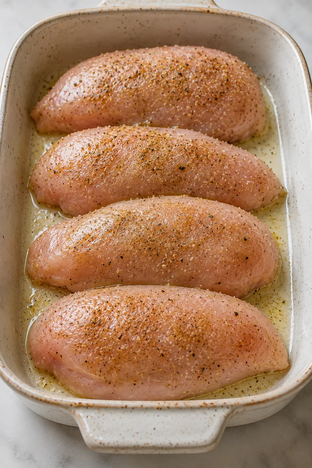 How to Make Baked Caesar Chicken step 2