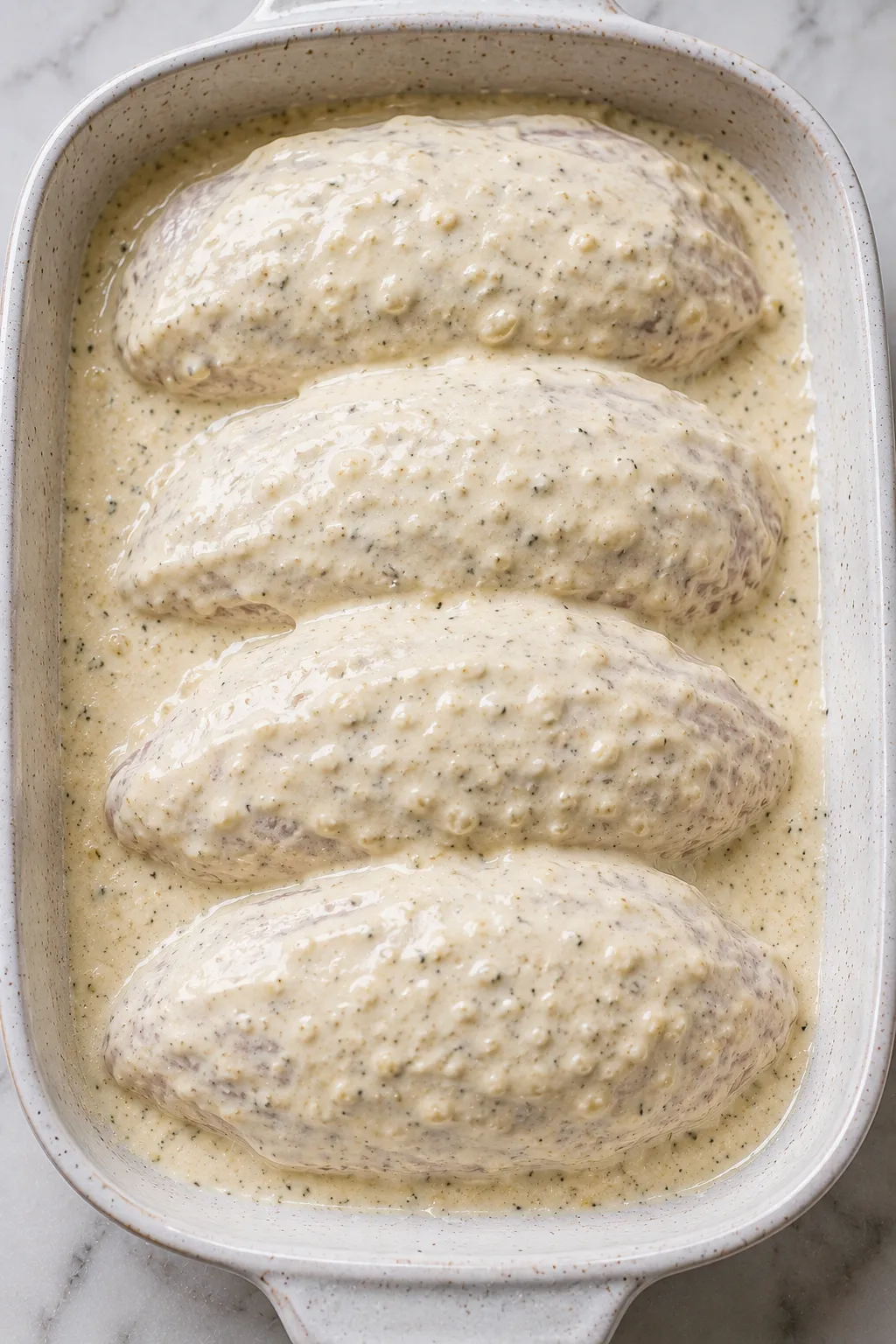 How to Make Baked Caesar Chicken step 4
