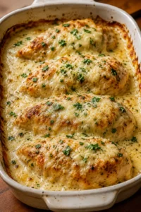 Baked Caesar Chicken With Creamy Parmesan Sauce Everyone Is Loving 🍗🔥